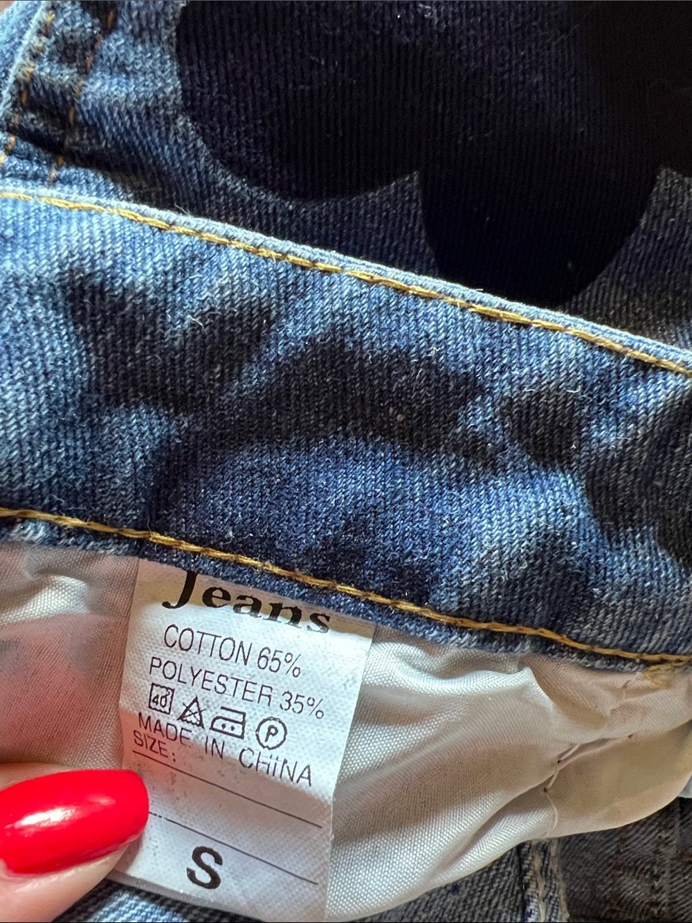 Blue Heart Mid-Rise Barrel Jeans NWOT XS-S - Picture 4 of 9
